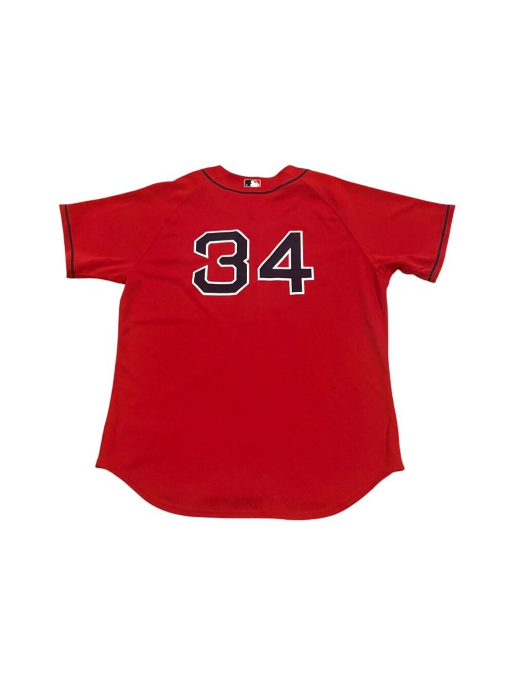 Majestic Authentic Boston Red Sox David Ortiz #34 Red MLB Baseball Jersey 52